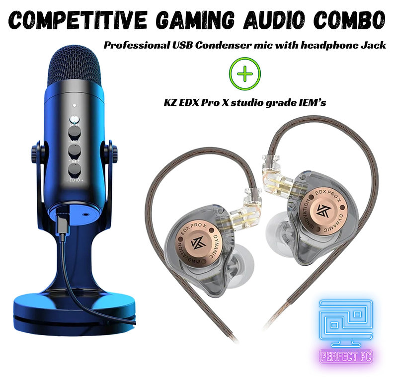 MIC + IEM COMPETITIVE Gaming Audio Combo